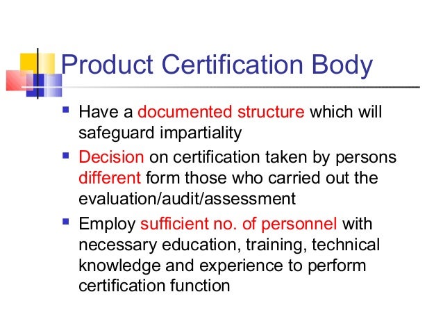 ISO IEC Guide 65:1996, General requirements for bodies operating product certification systems free